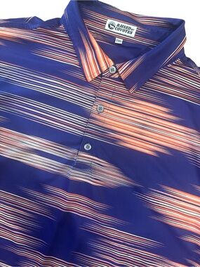 Raised By Coyotes Aztec Southwestern Western Polo  Mens XXL Stretch GUC